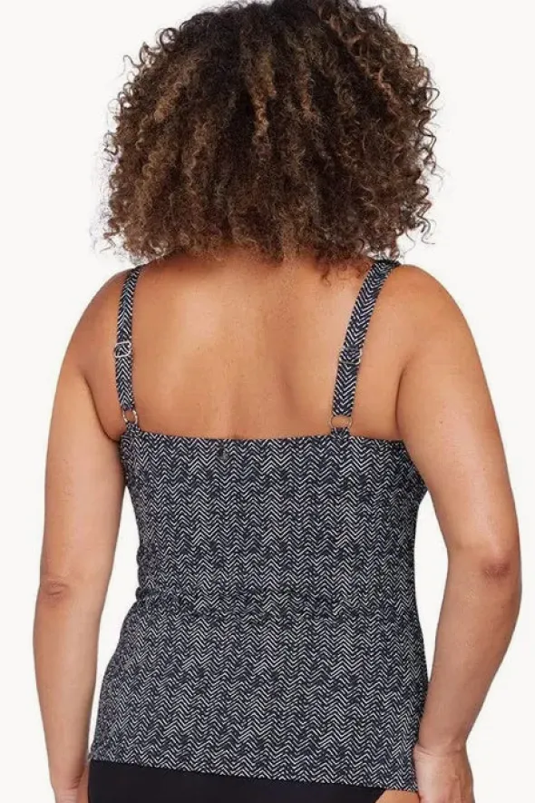 Zig Zag Raphael E/F Cup Tankini Separate